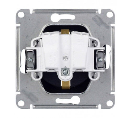 Розетка Systeme Electric Glossa встраиваемая антрацит (GSL000743)