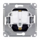 Розетка Systeme Electric Glossa встраиваемая антрацит (GSL000743)