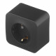 Розетка Systeme Electric Blanca накладная антрацит (BLNRA010116)