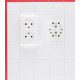 Розетка Systeme Electric Этюд накладная белая (PA16-005B)