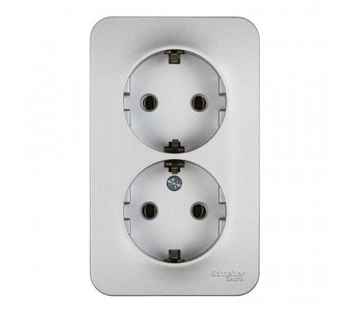 Розетка Systeme Electric Blanca накладная алюминий (BLNRA010213) Розетка Systeme Electric Blanca накладная алюминий (BLNRA010213)