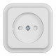 Розетка Svet накладная белая (EV0361-8310)