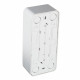 Розетка Systeme Electric Blanca накладная алюминий (BLNRA010313)