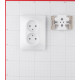 Розетка Systeme Electric Glossa встраиваемая белая (GSL000120)