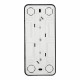 Розетка Systeme Electric Blanca накладная антрацит со шторками (BLNRA011316)