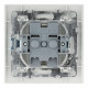 Розетка EKF Минск встраиваемая белая со шторками (ERR16-028-100)