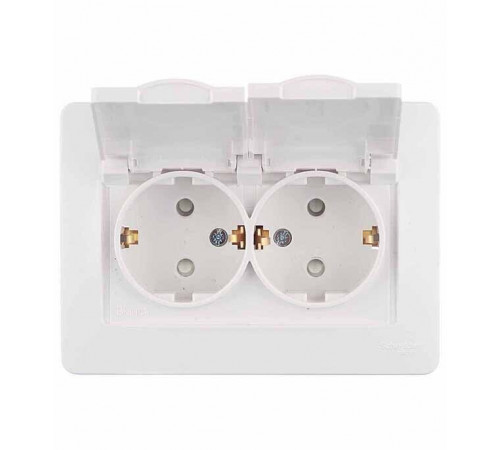 Розетка Systeme Electric Blanca встраиваемая белая со шторками (BLNRS441121) Розетка Systeme Electric Blanca встраиваемая белая со шторками (BLNRS441121)