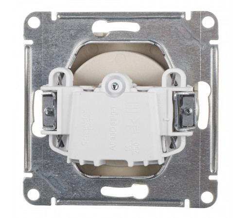 Розетка Systeme Electric AtlasDesign встраиваемая алюминий (ATN000341) Розетка Systeme Electric AtlasDesign встраиваемая алюминий (ATN000341)