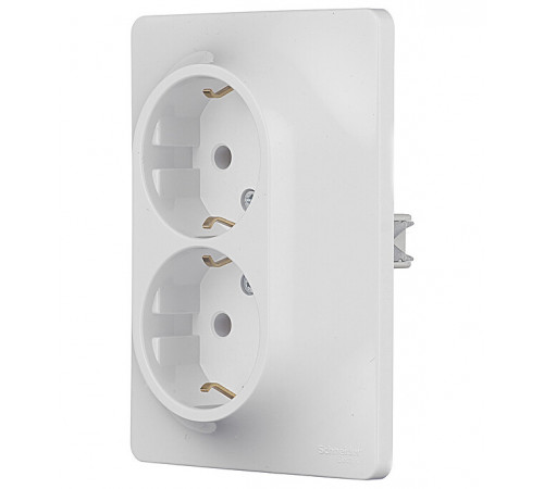 Розетка Systeme Electric Glossa встраиваемая белая (GSL000124) Розетка Systeme Electric Glossa встраиваемая белая (GSL000124)