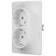Розетка Systeme Electric Glossa встраиваемая белая (GSL000124)