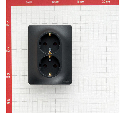 Розетка Systeme Electric Glossa встраиваемая антрацит (GSL000724) Розетка Systeme Electric Glossa встраиваемая антрацит (GSL000724)