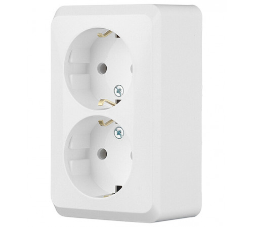 Розетка Systeme Electric Этюд накладная белая (PA16-007B) Розетка Systeme Electric Этюд накладная белая (PA16-007B)