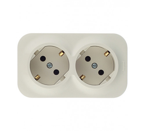 Розетка Legrand Quteo накладная слоновая кость (782263) Розетка Legrand Quteo накладная слоновая кость (782263)