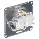 Розетка Systeme Electric Glossa встраиваемая белая (GSL000143)