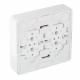 Розетка Systeme Electric Этюд накладная белая (PA16-205B)