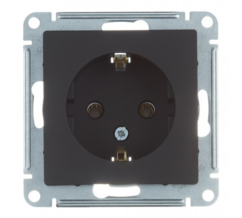 Розетка Systeme Electric AtlasDesign встраиваемая карбон (ATN001043) Розетка Systeme Electric AtlasDesign встраиваемая карбон (ATN001043)