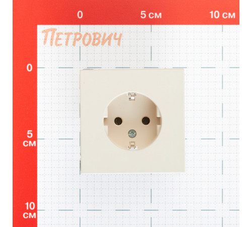 Розетка Systeme Electric ArtGallery встраиваемая песочная (GAL001243)