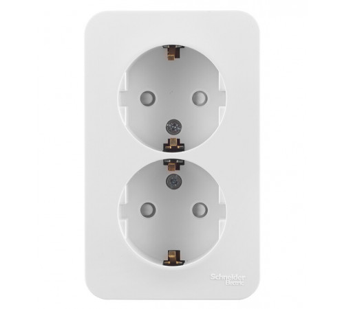 Розетка Systeme Electric Blanca накладная белая со шторками (BLNRA011211) Розетка Systeme Electric Blanca накладная белая со шторками (BLNRA011211)