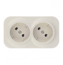 Розетка Legrand Quteo накладная слоновая кость (782261)