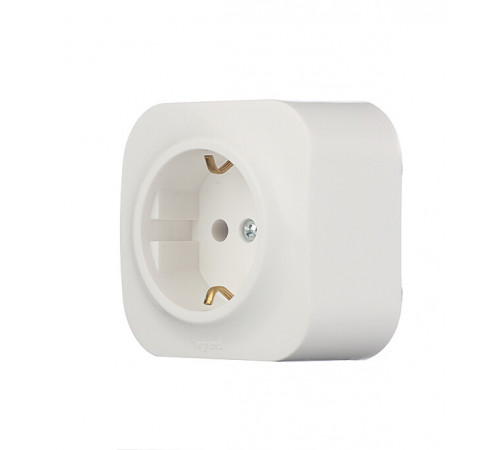 Розетка Legrand Quteo накладная белая (782211) Розетка Legrand Quteo накладная белая (782211)
