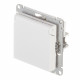 Розетка Systeme Electric AtlasDesign встраиваемая белая со шторками с крышкой (ATN000146)