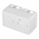 Розетка Systeme Electric AtlasDesign Profi54 накладная белая со шторками с крышкой (ATN540126)