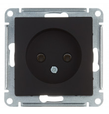 Розетка Systeme Electric AtlasDesign встраиваемая карбон (ATN001041)