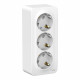 Розетка Systeme Electric Blanca накладная белая со шторками (BLNRA011311)