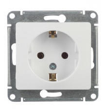 Розетка Systeme Electric Glossa встраиваемая белая (GSL000143)