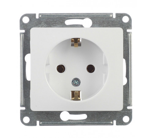 Розетка Systeme Electric Glossa встраиваемая белая (GSL000143) Розетка Systeme Electric Glossa встраиваемая белая (GSL000143)