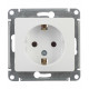 Розетка Systeme Electric Glossa встраиваемая белая (GSL000143)