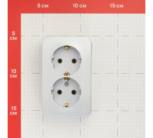 Розетка Systeme Electric Blanca накладная алюминий (BLNRA010213) Розетка Systeme Electric Blanca накладная алюминий (BLNRA010213)