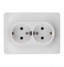 Розетка Systeme Electric Glossa встраиваемая белая (GSL000124)