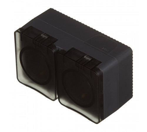 Розетка Systeme Electric AtlasDesign Profi54 накладная антрацит со шторками с крышкой (ATN544026) Розетка Systeme Electric AtlasDesign Profi54 накладная антрацит со шторками с крышкой (ATN544026)