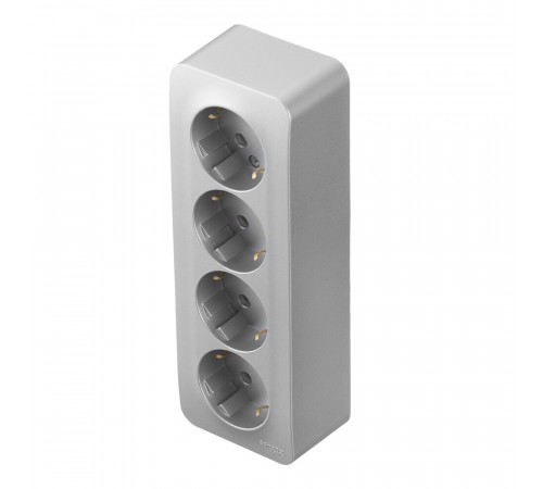 Розетка Systeme Electric Blanca накладная алюминий со шторками (BLNRA011413) Розетка Systeme Electric Blanca накладная алюминий со шторками (BLNRA011413)