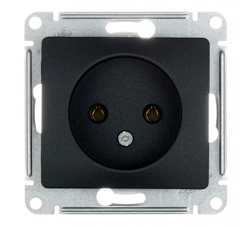 Розетка Systeme Electric Glossa встраиваемая антрацит (GSL000741) Розетка Systeme Electric Glossa встраиваемая антрацит (GSL000741)