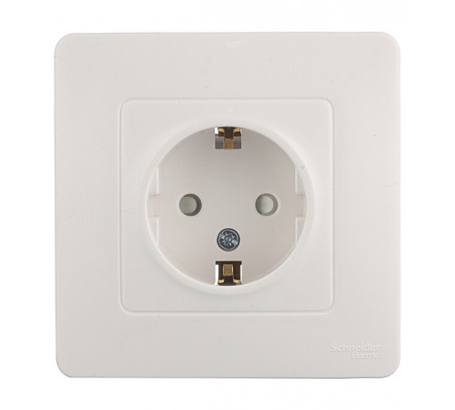 Розетка Systeme Electric Blanca встраиваемая белая со шторками (BLNRS001111) Розетка Systeme Electric Blanca встраиваемая белая со шторками (BLNRS001111)