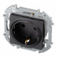 Розетка Legrand Inspiria встраиваемая антрацит (673723)
