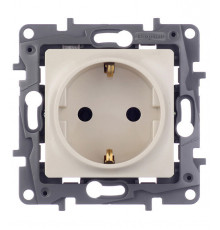 Розетка Legrand Etika встраиваемая слоновая кость (672321)