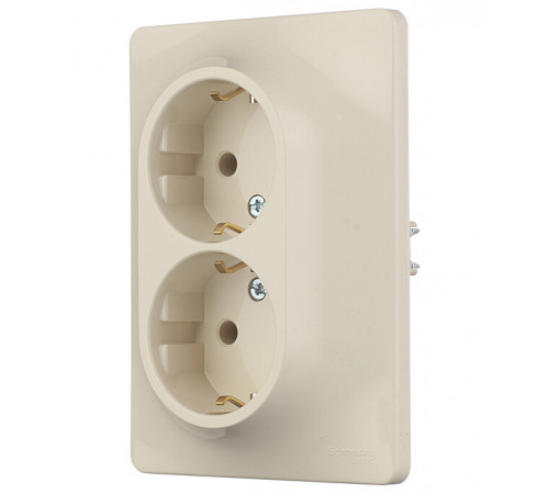 Розетка Systeme Electric Glossa встраиваемая бежевая (GSL000224) Розетка Systeme Electric Glossa встраиваемая бежевая (GSL000224)