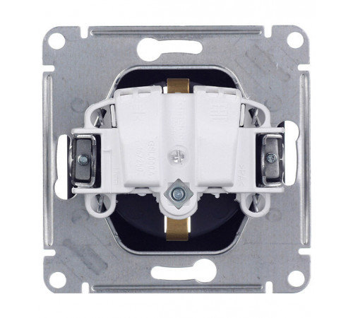 Розетка Systeme Electric Glossa встраиваемая антрацит со шторками (GSL000745) Розетка Systeme Electric Glossa встраиваемая антрацит со шторками (GSL000745)