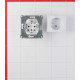 Розетка Systeme Electric Glossa встраиваемая белая (GSL000143)