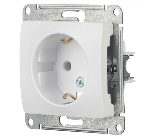 Розетка Systeme Electric Glossa встраиваемая белая (GSL000143) Розетка Systeme Electric Glossa встраиваемая белая (GSL000143)