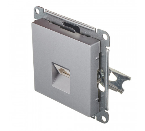 Розетка компьютерная Systeme Electric AtlasDesign встраиваемая алюминий RJ45 (ATN000383) Розетка компьютерная Systeme Electric AtlasDesign встраиваемая алюминий RJ45 (ATN000383)