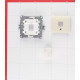 Розетка компьютерная Systeme Electric Glossa встраиваемая бежевая RJ45 (GSL000281K)
