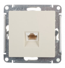 Розетка компьютерная Systeme Electric AtlasDesign встраиваемая бежевая RJ45 (ATN000283)
