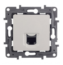Розетка компьютерная Legrand Etika встраиваемая белая RJ45 (672241)