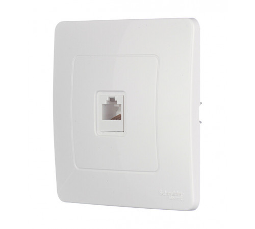 Розетка компьютерная Systeme Electric Blanca встраиваемая белая RJ45 (BLNIS045001)