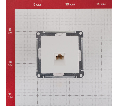 Розетка компьютерная Systeme Electric AtlasDesign встраиваемая белая RJ45 (ATN000183) Розетка компьютерная Systeme Electric AtlasDesign встраиваемая белая RJ45 (ATN000183)