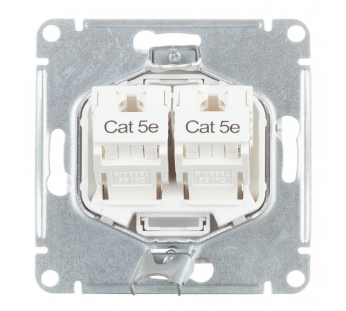 Розетка компьютерная Systeme Electric AtlasDesign встраиваемая белая 2хRJ45 (ATN000185) Розетка компьютерная Systeme Electric AtlasDesign встраиваемая белая 2хRJ45 (ATN000185)